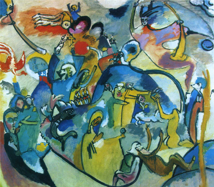 All Saints Day II 1911 Wassily Kandinsky Abstract Oil Painting